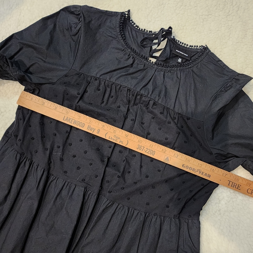Who What Wear Black Midi Dress - Picture 3 of 8